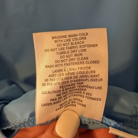 Adidas Climaproof Light Blue Maui Golf Windbreaker Jacket Size Small - Picture 10 of 10